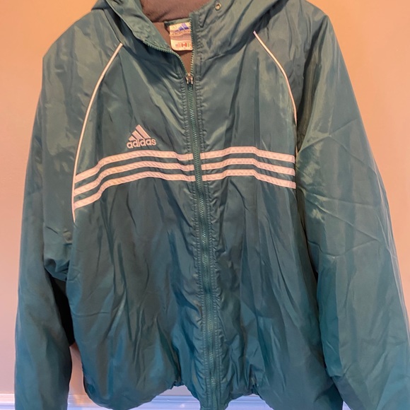 Vintage adidas jacket green large - Picture 9 of 11